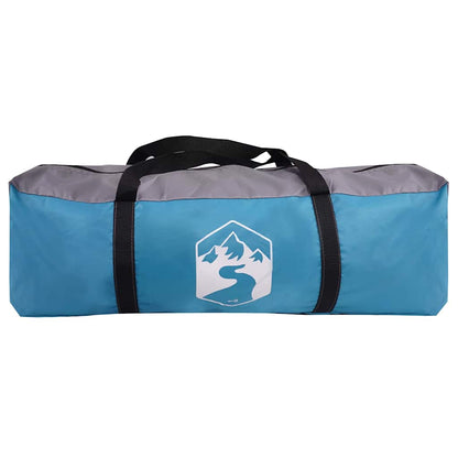 Campingzelt mit Dach Blau 475 x 475 x 235 cm Polyester