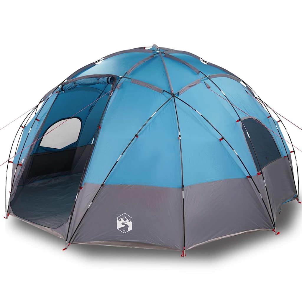 Campingzelt mit Dach Blau 475 x 475 x 235 cm Polyester