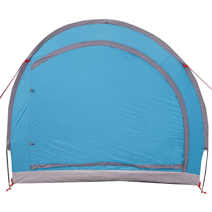 Fahrradgarage mit Dach mit Speicher Blau 256 x 222 x 182 cm