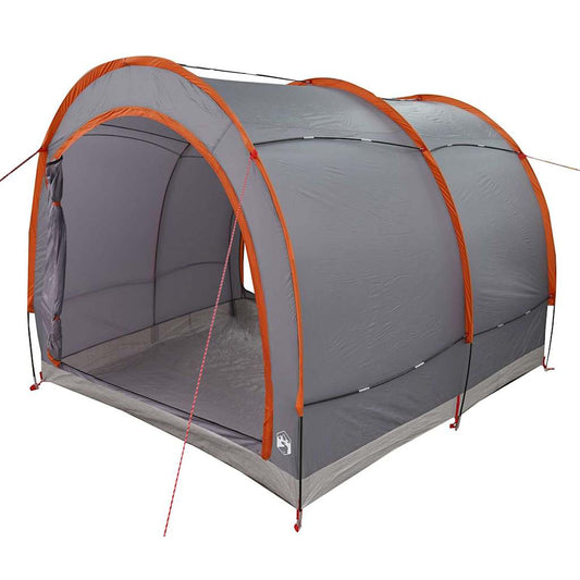 Fahrradgarage mit Dach Grau und Orange 256 x 222 x 182 cm