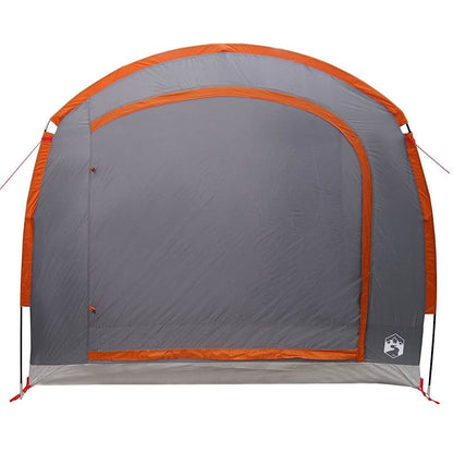 Zelt mit Dach Grau und Orange 268 x 240 x 191 cm Polyester