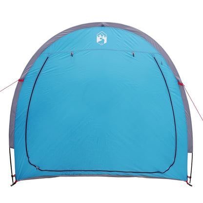 Fahrradgarage mit Dach mit Speicher Blau 210 x 90 x 174 cm