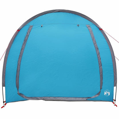 Fahrradgarage mit Dach mit Speicher Blau 218 x 156 x 180 cm