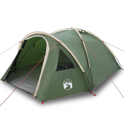 Campingzelt mit Dach Grün 308 x 268 x 130 cm Polyester