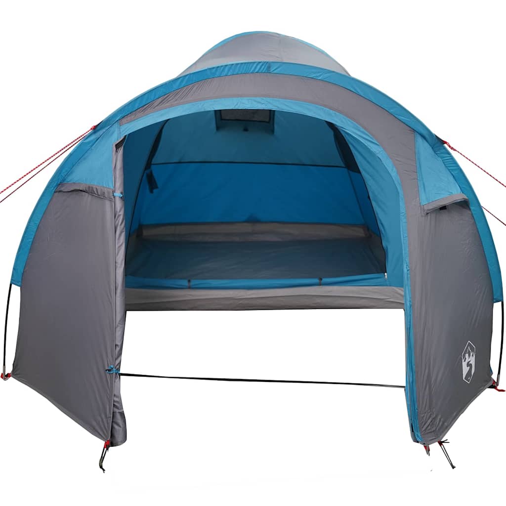 Kuppelzelt mit Dach mit Speicher Blau 384 x 254 x 170 cm