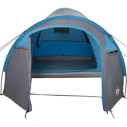 Kuppelzelt mit Dach mit Speicher Blau 384 x 254 x 170 cm