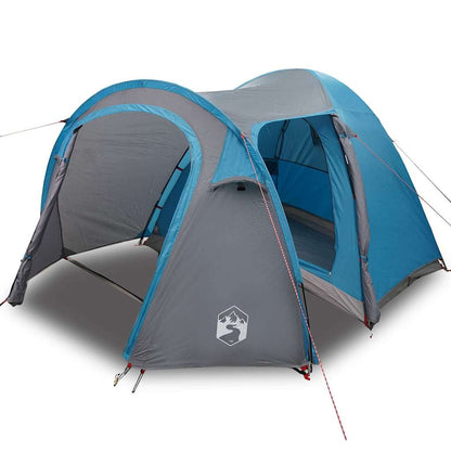 Kuppelzelt mit Dach mit Speicher Blau 384 x 254 x 170 cm