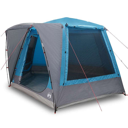 Campingzelt Blau 420 x 420 x 227 cm Polyester