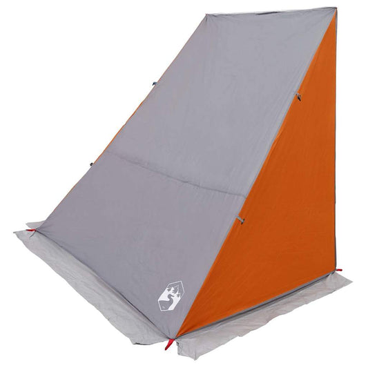 Zelt mit Dach Sonstiges Grau und Orange 190 x 150 x 185 cm