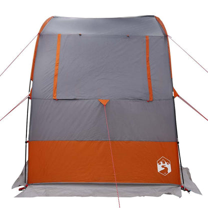 Zelt mit Dach Grau und Orange und Schwarz 194 x 180 x 210 cm