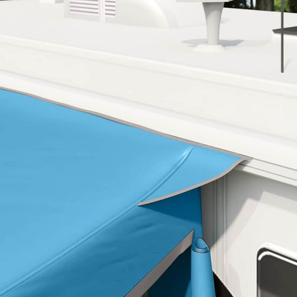 Zelt mit Dach Blau und Schwarz 285 x 255 x 245 cm Polyester