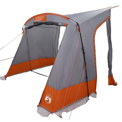 Zelt Grau und Orange und Schwarz 285 x 255 x 245 cm Polyester
