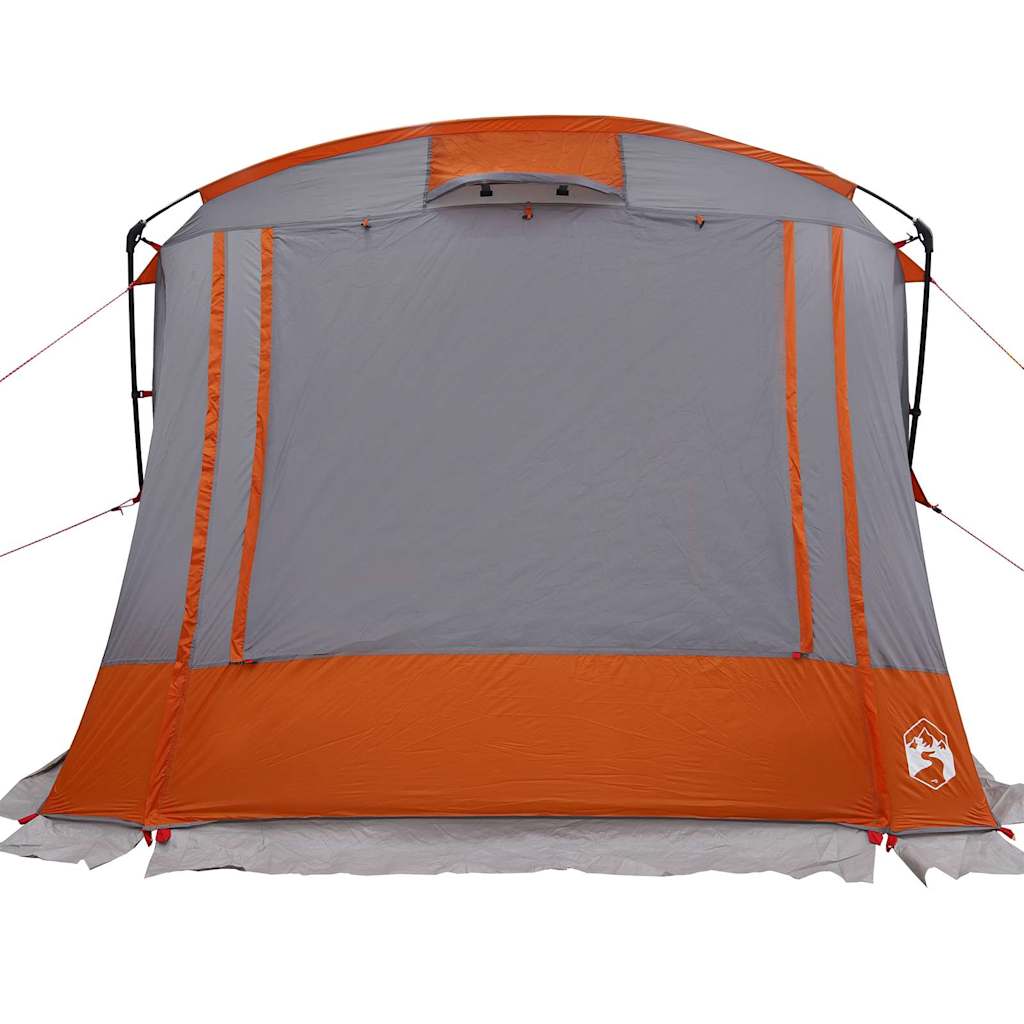 Zelt Grau und Orange und Schwarz 285 x 255 x 245 cm Polyester