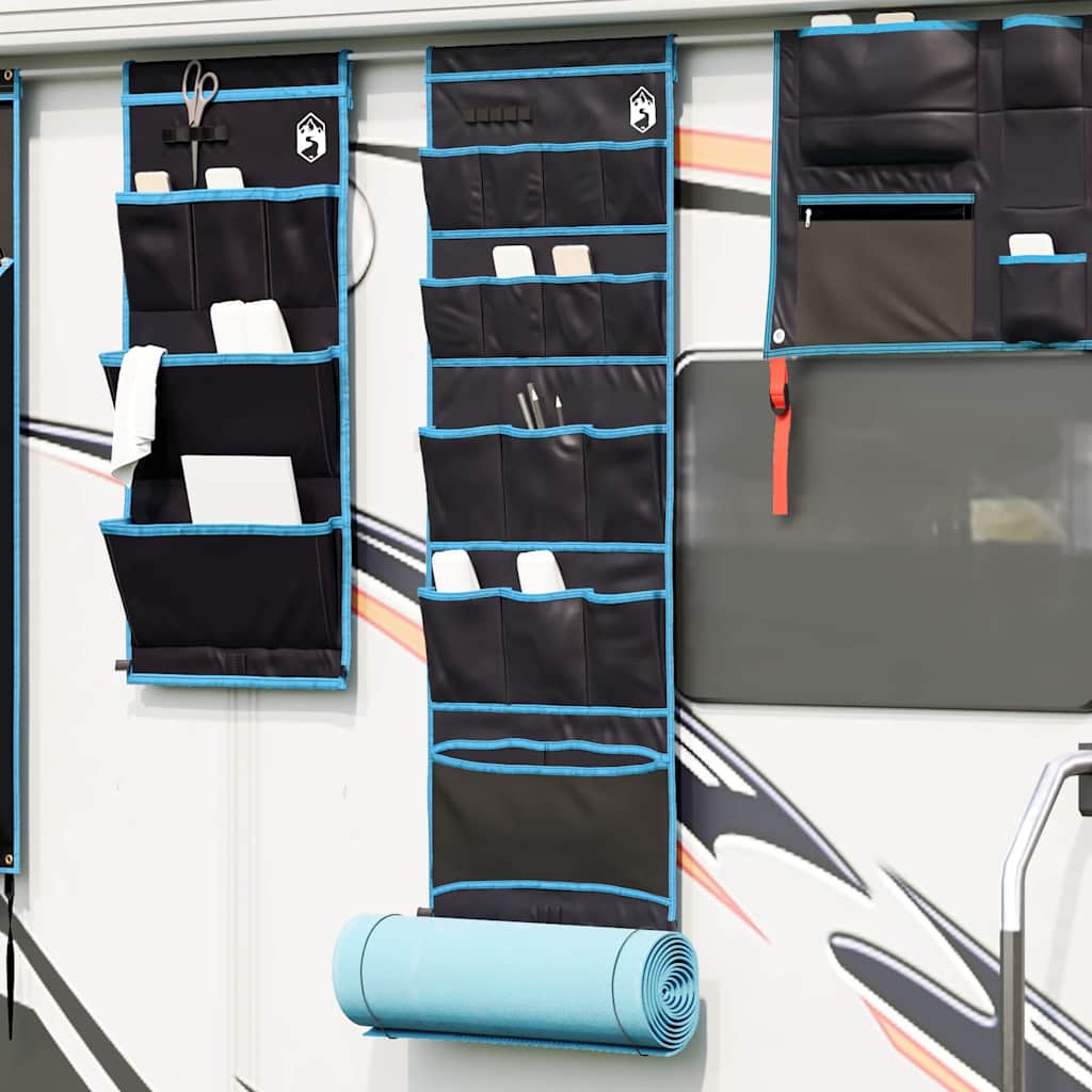 Aufbewahrungstasche Schwarz und Blau 125 x 48 cm Oxford-Gewebe