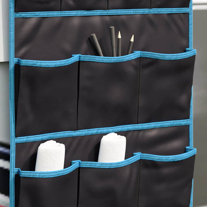 Aufbewahrungstasche Schwarz und Blau 125 x 48 cm Oxford-Gewebe