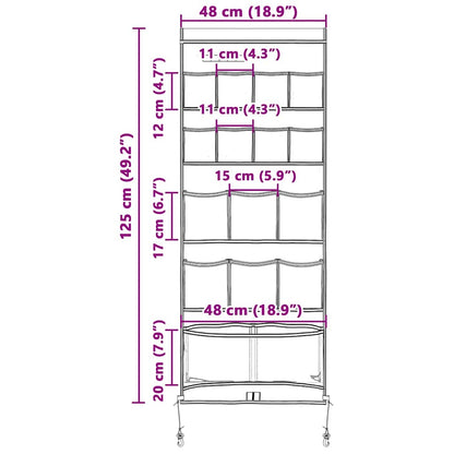 Aufbewahrungstasche mit Speicher 125 x 48 cm Oxford-Gewebe