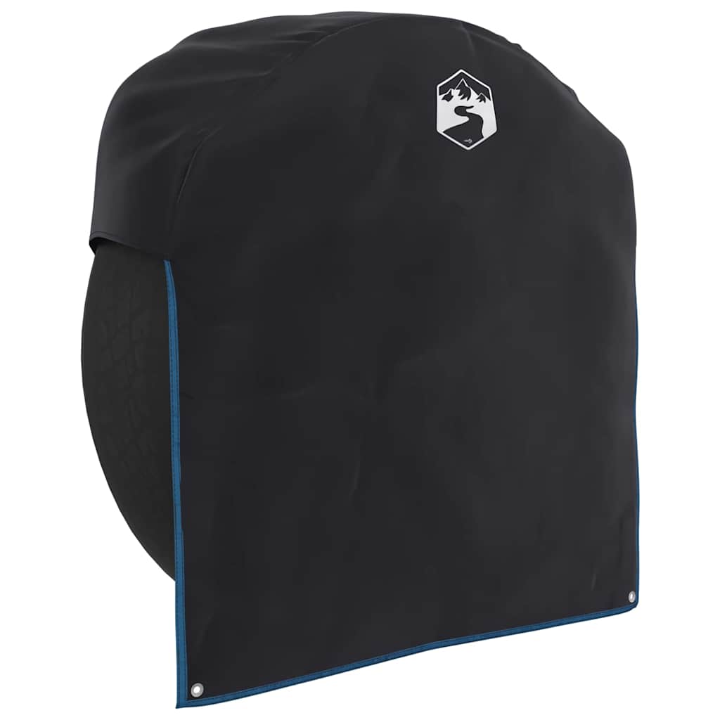 Radabdeckung Schwarz, Blau 108 x 76 cm Oxford
