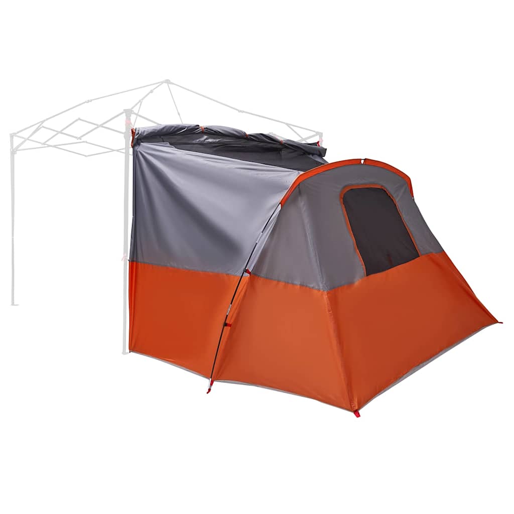 Zelt mit Dach Grau und Orange und Schwarz 280 x 220 x 176 cm