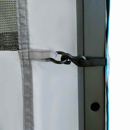 Hängender Zeltorganiser mit Speicher Grau 320 x 182 cm