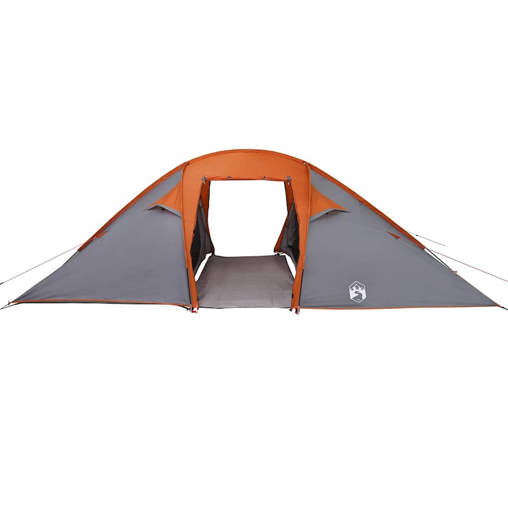 Zelt mit Dach Grau und Orange und Schwarz 510 x 240 x 156 cm