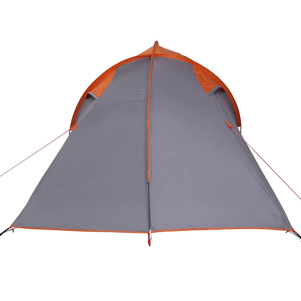 Zelt mit Dach Grau und Orange und Schwarz 510 x 240 x 156 cm