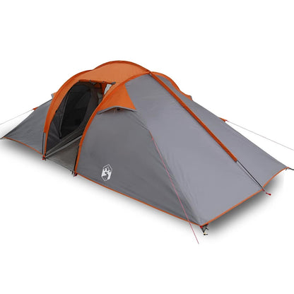 Zelt mit Dach Grau und Orange und Schwarz 510 x 240 x 156 cm