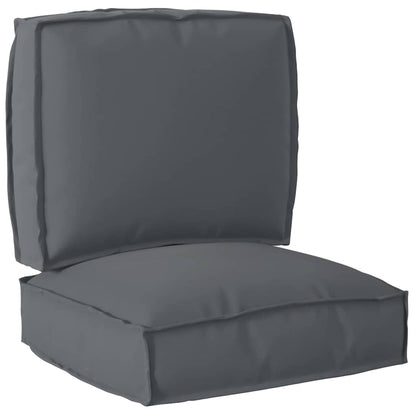 Pallet Kissen Set 2 pcs Anthrazit 50 x 50 x 12 cm Oxford Stoff