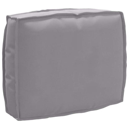 Pallet Kissen Set 2 pcs Grau 50 x 50 x 12 cm Oxford Stoff