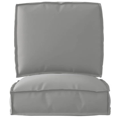 Pallet Kissen Set 2 pcs Grau 50 x 50 x 12 cm Oxford Stoff