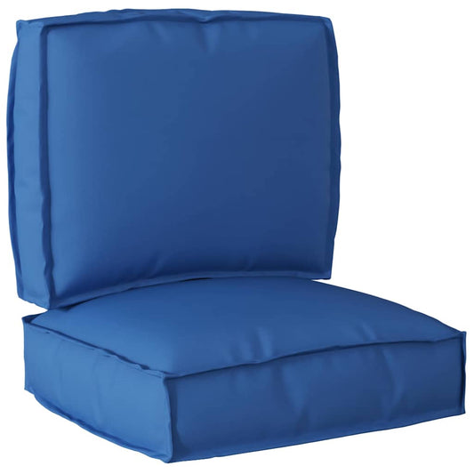 Pallet Kissen Set 2 pcs Königsblau 50 x 50 x 12 cm Oxford Stoff