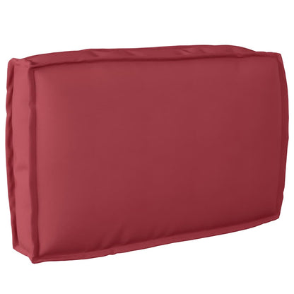 Pallet Kissen Set 2 pcs Weinrot 60 x 60 x 12 cm Oxford Stoff