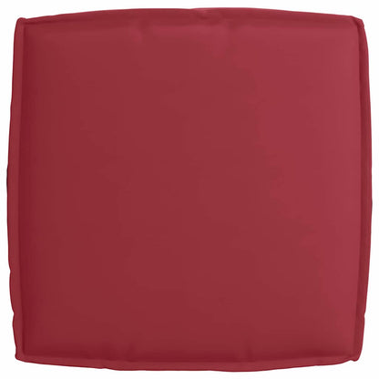 Pallet Kissen Set 2 pcs Weinrot 60 x 60 x 12 cm Oxford Stoff