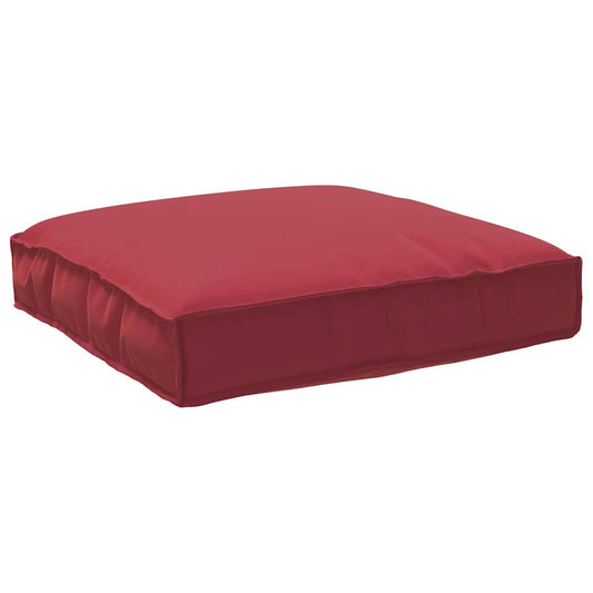 Pallet Kissen Set 2 pcs Weinrot 80 x 80 x 12 cm Oxford Stoff