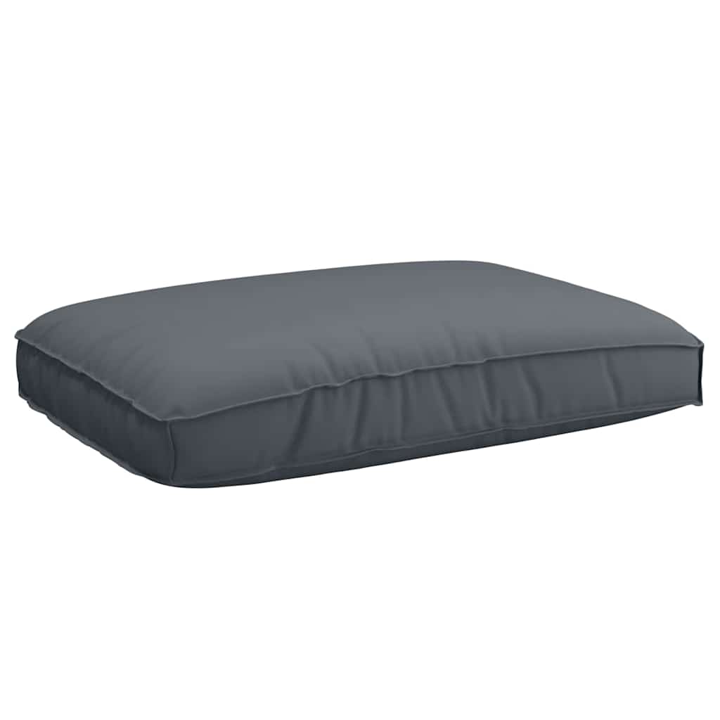 Pallet Kissen Set 2 pcs Anthrazit 120 x 80 x 12 cm Oxford Stoff