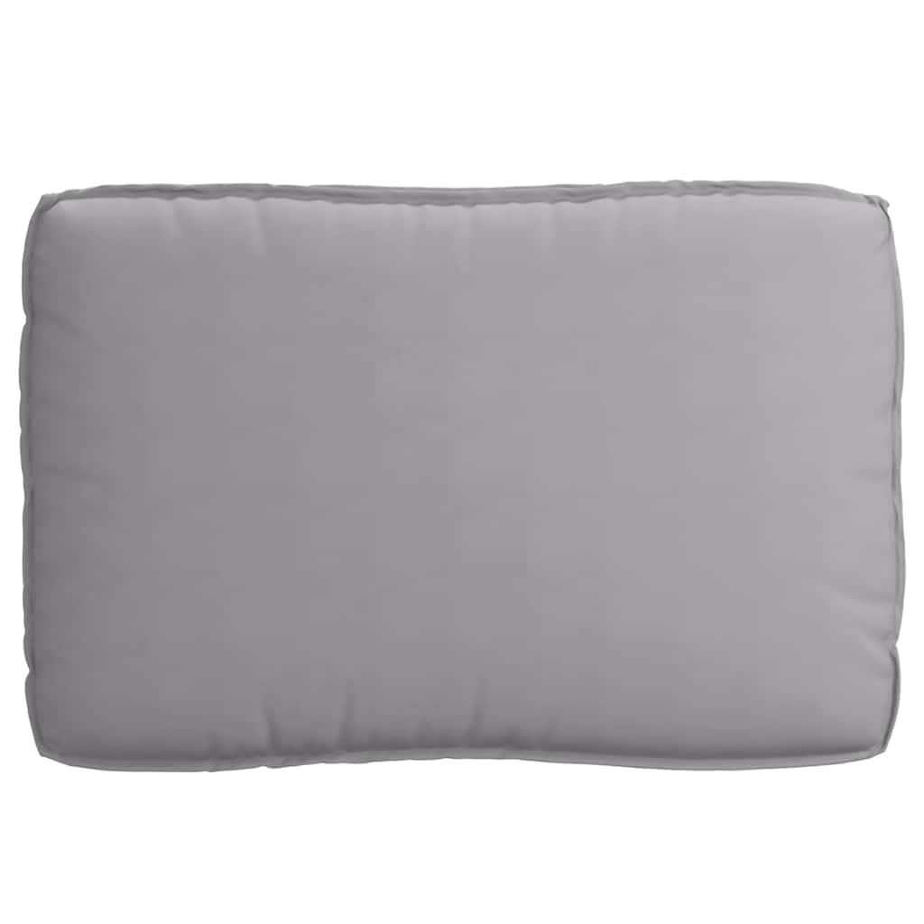 Pallet Kissen Set 2 pcs Grau 120 x 80 x 12 cm Oxford Stoff