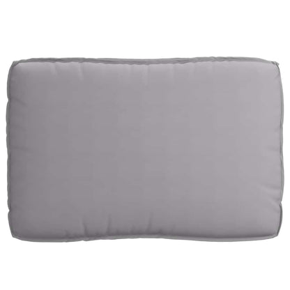 Pallet Kissen Set 2 pcs Grau 120 x 80 x 12 cm Oxford Stoff