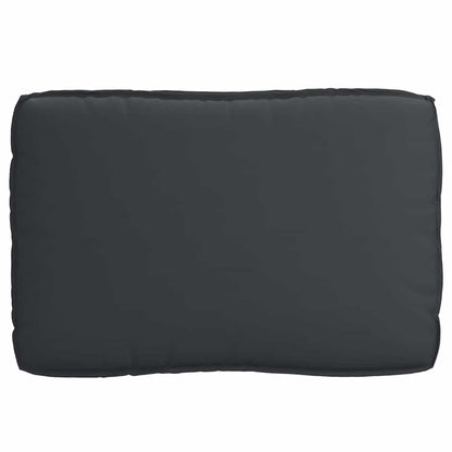 Pallet Kissen Set 2 pcs Schwarz 120 x 80 x 12 cm Oxford Stoff