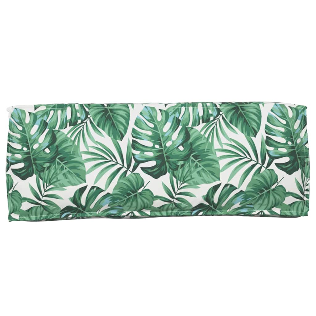 Pallet Kissen Set Floral 2 pcs Blattmuster 120 x 80 x 12 cm