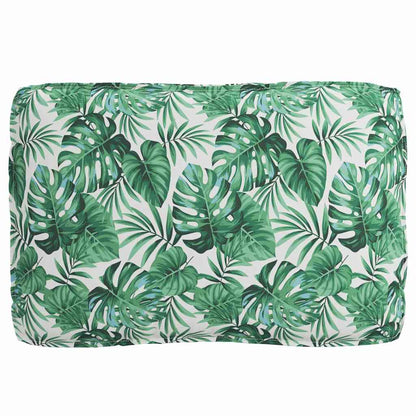 Pallet Kissen Set Floral 2 pcs Blattmuster 120 x 80 x 12 cm