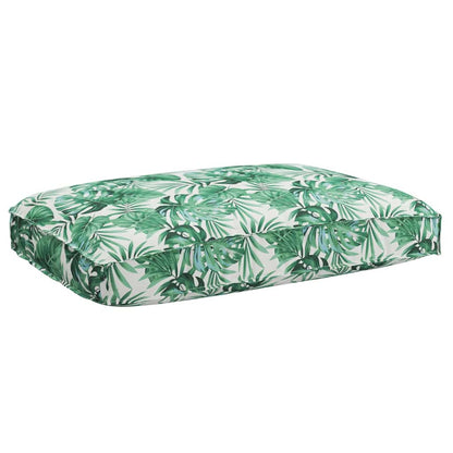 Pallet Kissen Set Floral 3 pcs Blattmuster 120 x 80 x 12 cm