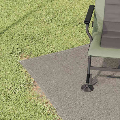 Zeltteppich Hellgrau 200 x 300 cm Polyethylen