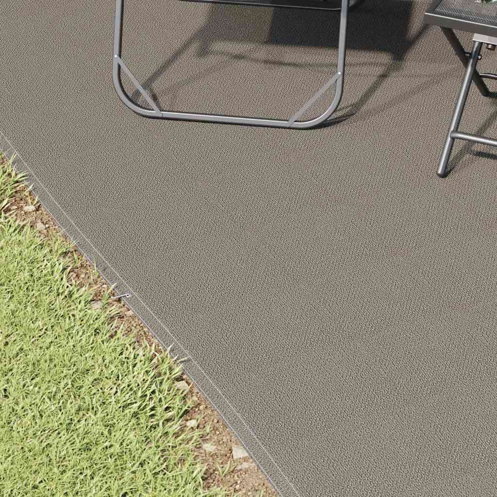 Zeltteppich Hellgrau 250 x 500 cm Polyethylen
