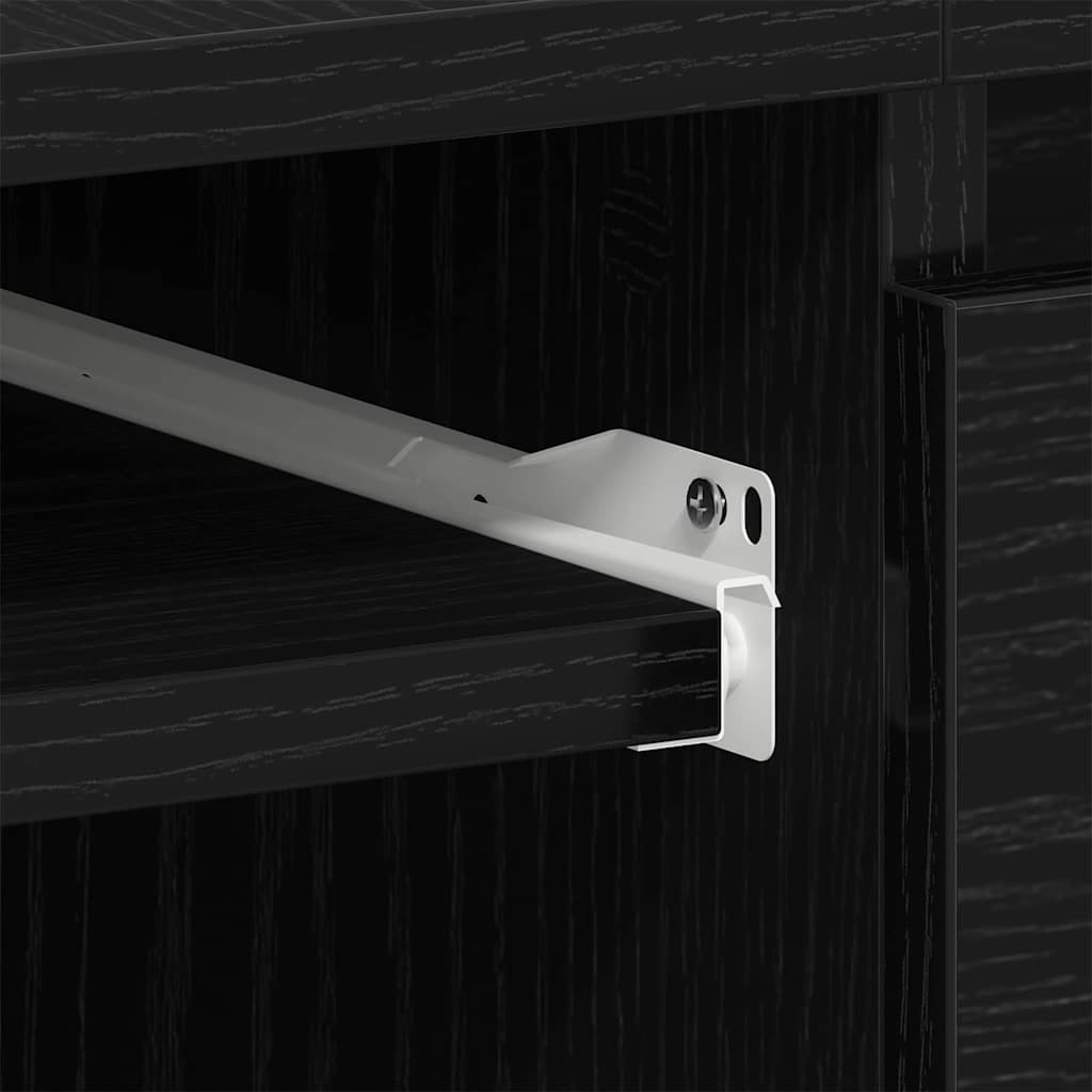 Schreibtisch Schwarze Eiche 140 x 50 x 76 cm Holzwerkstoff