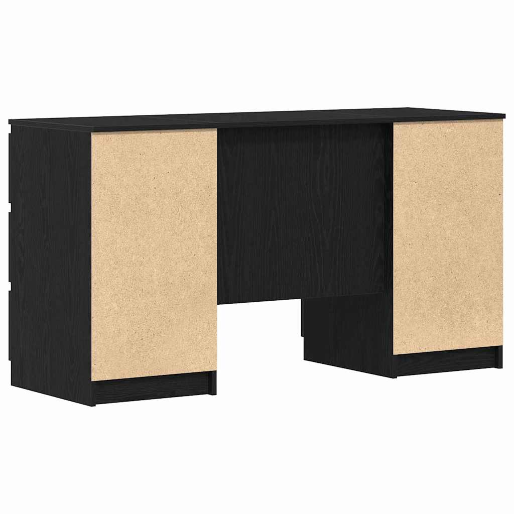 Schreibtisch Schwarze Eiche 140 x 50 x 76 cm Holzwerkstoff