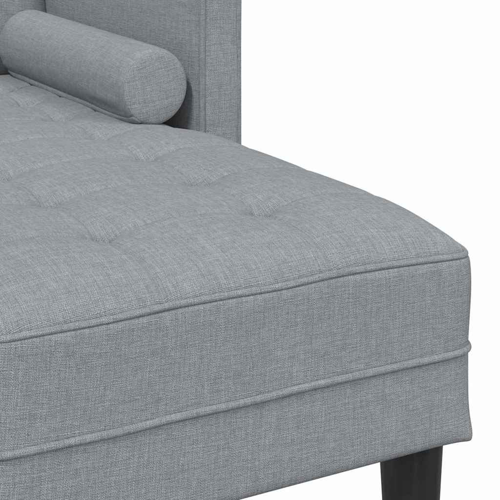 Sofa Set Hellgrau 173 x 131 x 67 cm Stoff