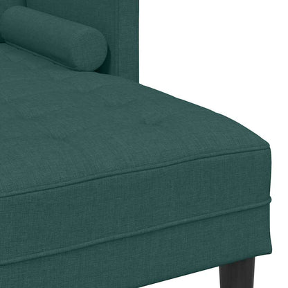 Sofa Set Dunkelgrün 173 x 131 x 67 cm Stoff