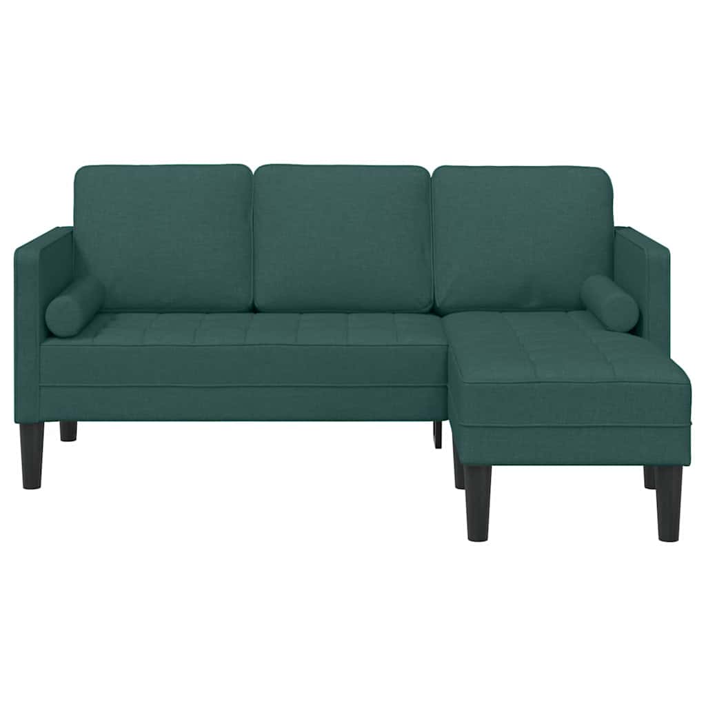Sofa Set Dunkelgrün 173 x 131 x 67 cm Stoff