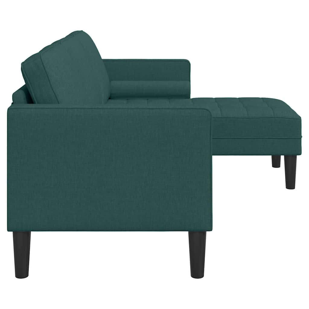 Sofa Set Dunkelgrün 173 x 131 x 67 cm Stoff