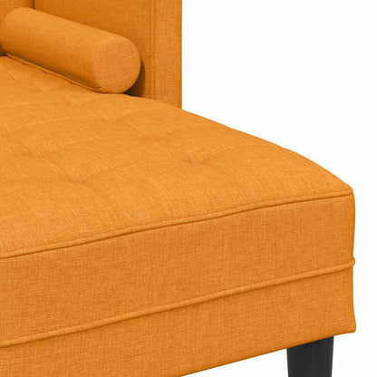Sofa Set Dunkelgelb 173 x 131 x 67 cm Stoff