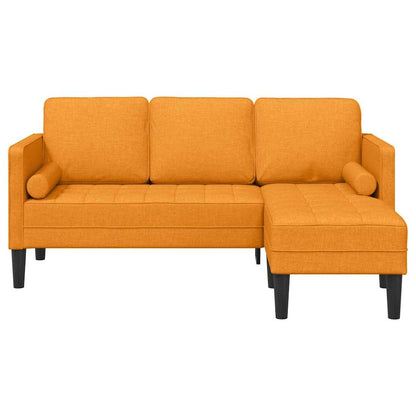 Sofa Set Dunkelgelb 173 x 131 x 67 cm Stoff